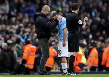 تقارير أجويرو يغيب عن مانشستر سيتي أمام شاختار بدوري أبطال أوروبا