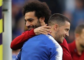 هازارد أتمنى فوز صديقي محمد صلاح بالكرة الذهبية وماني كان سيحسمها لصالحه في هذه الحالة