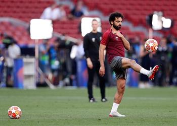 محمد صلاح يظهر في تدريبات ليفربول قبل مواجهة نابولي