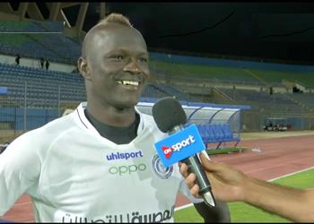 أوميد أوكري بعد تسجيله هدفين في بيراميدز اللعب أمام علي جبر لم يكن صعب ا