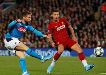 فيديو ميرتينز يتقدم بهدف لـ نابولي أمام ليفربول في دوري أبطال أوروبا