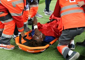 فيديو أبراهام عن إصابته القوية أمام فالنسيا حالتي أفضل الآن وأتمناها كدمة