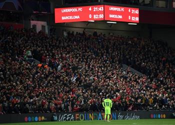 فيلم وثائقي يكشف رسالة ميسي للاعبي برشلونة قبل ريمونتادا ليفربول التحذير من سيناريو روما