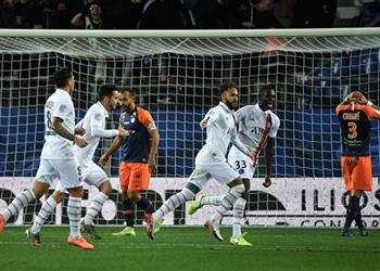 بالفيديو باريس سان جيرمان يحول تأخره إلى فوز أمام مونبيلييه في الدوري الفرنسي