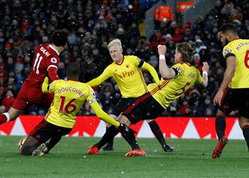 تشكيل ليفربول أمام واتفورد في الدوري الإنجليزي محمد صلاح يقود الهجوم وغياب روبرتسون