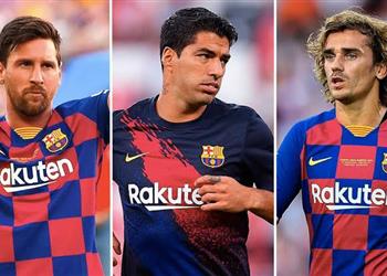 تشكيل برشلونة ضد ريال سوسييداد ميسي وسواريز وجريزمان يقودون الهجوم