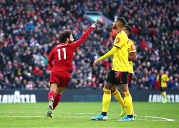 ترتيب هدافي الدوري الإنجليزي بعد ثنائية محمد صلاح اليوم أمام واتفورد