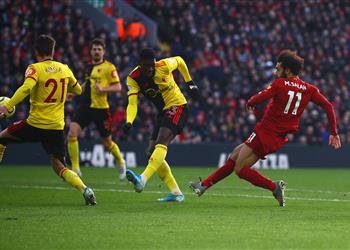 ردود أفعال جماهير ليفربول على ثنائية محمد صلاح أمام واتفورد اتفاق على مساعدة الرياح وانتظار تعليق جوارديولا