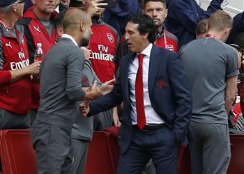 جوارديولا قبل مواجهة آرسنال إقالة إيمري لم تكن بسبب عدم معرفته باللغة الإنجليزية