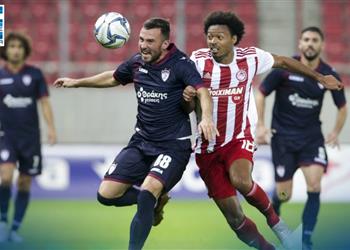 فيديو عمرو وردة يسجل في خسارة لاريسا أمام أولمبياكوس بالدوري اليوناني