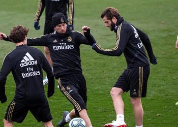 خاميس ي شارك في تدريبات ريال مدريد قبل مباراة أتلتيك بلباو