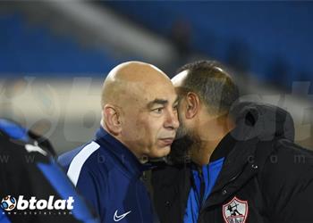 جماهير الزمالك تهاجم حسام حسن ومرتضى منصور يتدخل