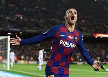 بالفيديو جريزمان يسجل هدف برشلونة الأول أمام ديبورتيفو ألافيس