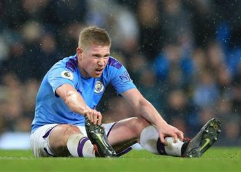 دي بروين إصابتي أمام ليستر سيتي مجرد تشنج ومحرز من أفضل الأجنحة في الدوري