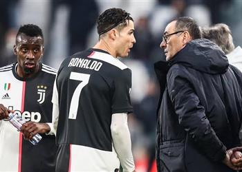 كريستيانو رونالدو غاضب من طريقة لعب ماوريسيو ساري في يوفنتوس