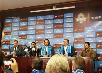 مؤتمر تقديم مدرب بيراميدز الجديد أنتي تشاتشيتش درست كل شيء قبل حضوري هنا وممدوح عيد ننتظر تحقيق الإنجازات