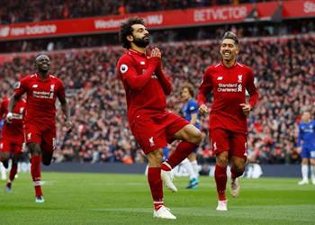 بالفيديو محمد صلاح ينافس ماني على جائزة أفضل هدف مع ليفربول في أنفيلد 2019