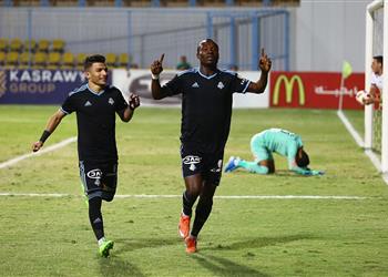 بالفيديو أنطوي يتقدم لـ بيراميدز بالهدف الأول أمام المصري بالكونفدرالية