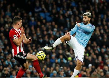 جوارديولا بعد احتساب هدف أجويرو أمام شيفيلد لن أشتكي من تقنية الفيديو