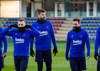 عودة ثلاثي برشلونة للتدريبات استعداد ا لديربي كتالونيا أمام إسبانيول