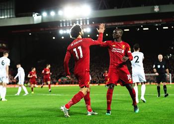 جماهير ليفربول تشيد بأداء محمد صلاح أمام شيفيلد الملك المصري استثنائي