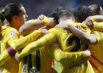 تشكيل برشلونة أمام إسبانيول نيتو أساسي ا وميسي وجريزمان يقودان الهجوم