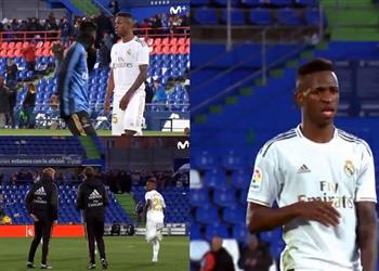فيديو فينيسيوس يرفض المشاركة في تدريبات ريال مدريد بعد مباراة خيتافي