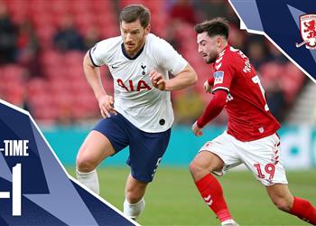 لوكاس مورا ينقذ توتنهام من مفاجأة الخروج أمام ميدلزبره ويؤجلان الحسم في كأس الاتحاد الإنجليزي