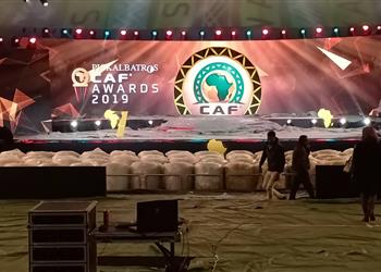 بالفيديو والصور مراسل بطولات يرصد آخر الاستعدادات لحفل الأفضل في إفريقيا