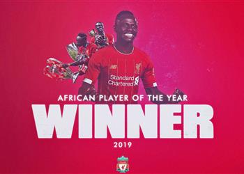 ليفربول مهنئ ا ساديو ماني بجائزة أفضل لاعب في إفريقيا 2019 زئيره يدوي في القارة