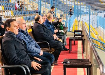 مشوار البحث والتنقيب حسام البدري يحضر مباراة إنبي والاتحاد السكندري في الدوري