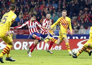 تشكيل أتلتيكو مدريد ضد برشلونة في نصف نهائي السوبر الإسباني موراتا وفيليكس أساسيان