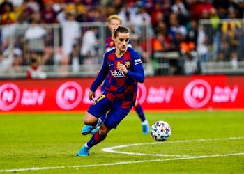 فيديو جريزمان يتقدم بالهدف الثاني لـ برشلونة على أتلتيكو مدريد في السوبر الإسباني