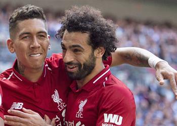 فيديو بأسيست من محمد صلاح فيرمينو يسجل الهدف الأول لـ ليفربول أمام توتنهام