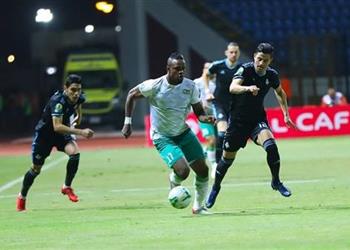 فيديو بيراميدز يتقدم على المصري بهدف تراوري في الكونفدرالية