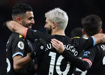 محرز أجويرو أسطورة مانشستر سيتي والدوري الإنجليزي ولا يحتاج فرص ا كثيرة للتسجيل