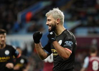 أجويرو بعد الهاتريك أريد التسجيل في كل مباراة وتحقيق نتائج جيدة في دوري أبطال أوروبا