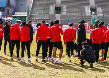 مران الأهلي فايلر يجتمع مع اللاعبين وانتظام إكرامي استعداد ا لـ طنطا