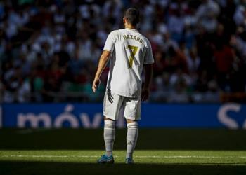 هازارد يكشف كواليس حصوله على رقم رونالدو في ريال مدريد