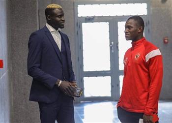 بالصور أول ظهور لـ أليو بادجي في مقر الأهلي بعد انضمامه رسمي ا