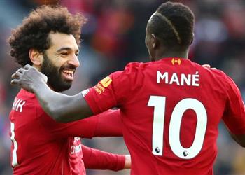 محمد صلاح عن المنافسة مع ماني أنا أسجل أكثر بالطبع وكلوب أب لنا جميع ا