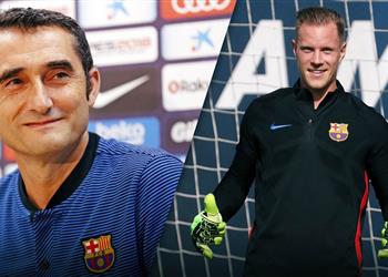 شتيجن يوجه رسالة شكر لفالفيردي