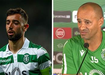 مدرب لشبونة ي لمح لاقتراب فيرنانديز من مانشستر يونايتد وي صر ح صعب أن أقول له لا تذهب