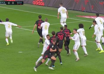 فيديو ماركا توضح مدى صحة هدف إشبيلية الملغي أمام ريال مدريد