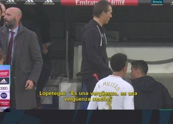 فيديو آس تكشف رد فعل لوبيتيجي الغاضب بعد إلغاء هدف إشبيلية أمام ريال مدريد