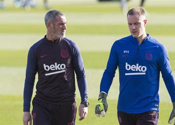 تير شتيجن جاهز للمشاركة أساسي ا في مباراة برشلونة وغرناطة