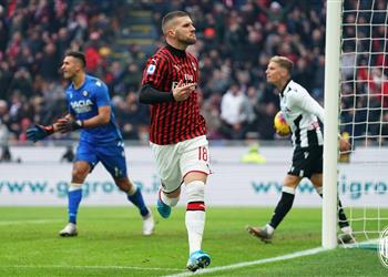 فيديو ريبيتش يقود ميلان لفوز قاتل على أودينيزي في الدوري الإيطالي