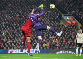 بالفيديو تصدي دي خيا الخرافي لتسديدة ماني ينال استحسان يورجن كلوب