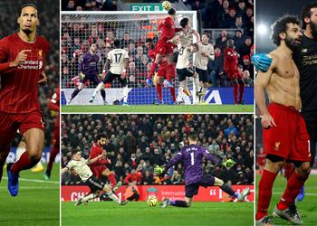 الصحافة البريطانية عن هدف محمد صلاح في مانشستر يونايتد غارة مو تطرب آنفيلد وتقرب اللقب من ليفربول