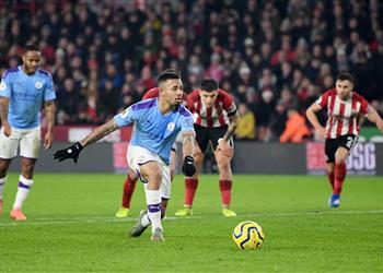 بالفيديو جابرييل خيسوس يحقق رقم ا سلبي ا خلال مواجهة مانشستر سيتي وشيفيلد